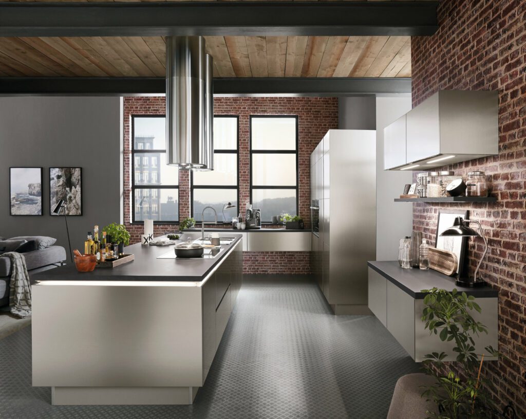 Nobilia Metallic Handleless Kitchen 1 | Kutchenhaus, Newcastle
