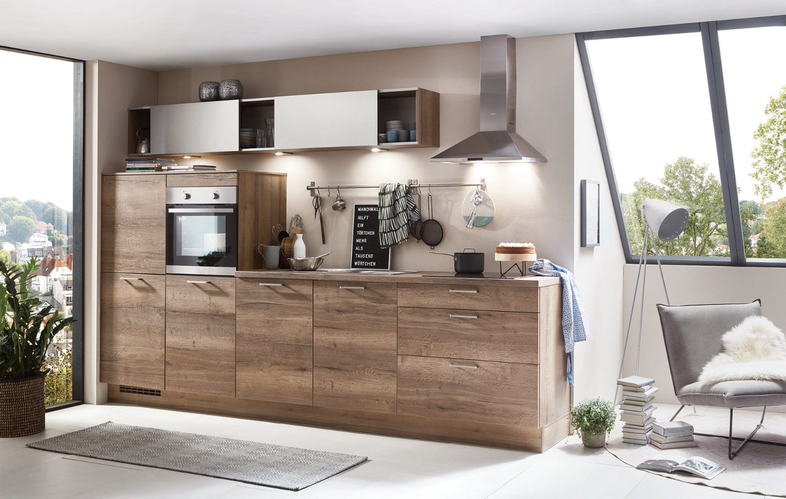 Nobilia Wood Compact Kitchen 2021 1 | Lead Wolf, Peterborough